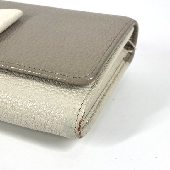 MIUMIU 5MH109 Pass case with card case Madras Long Wallet Ribbon Long Wallet - Picture 4 of 12